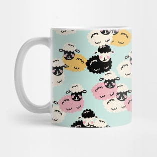 Cute Sheep Pattern Mug